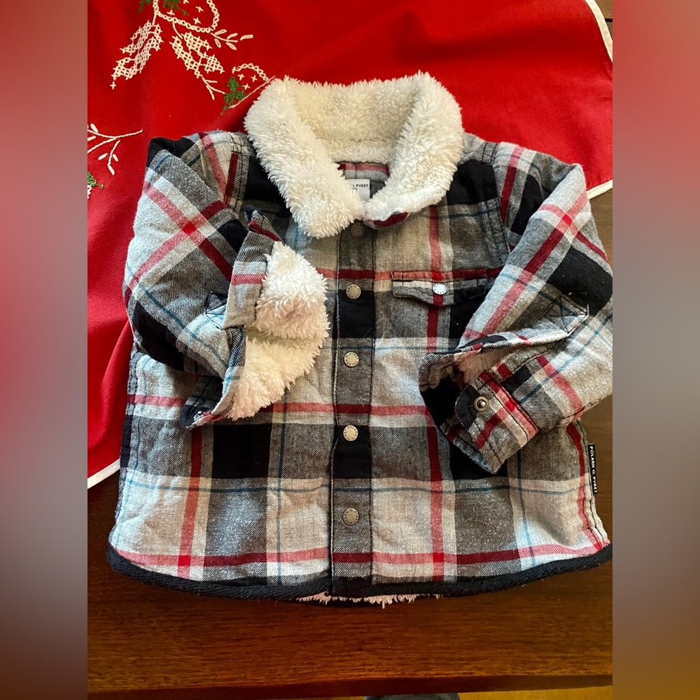 polarn o pyret plaid shacket